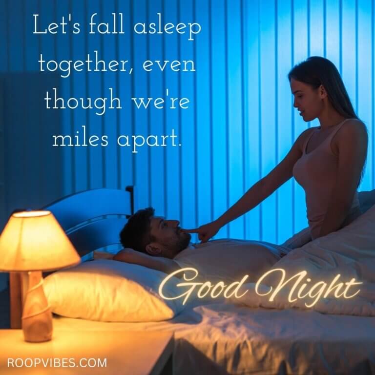 Beautiful Good Night Image For Loving Couple
