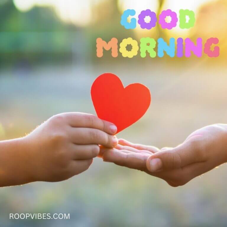 Good Morning Image Showing Couple Hands In Close Up | Roopvibes