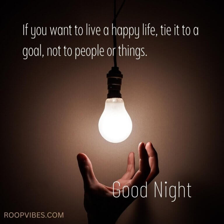 Good Night Image Inspiring Quotes | Roopvibes