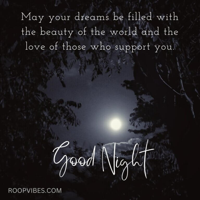 Good Night Image With Loving Message | Roopvibes