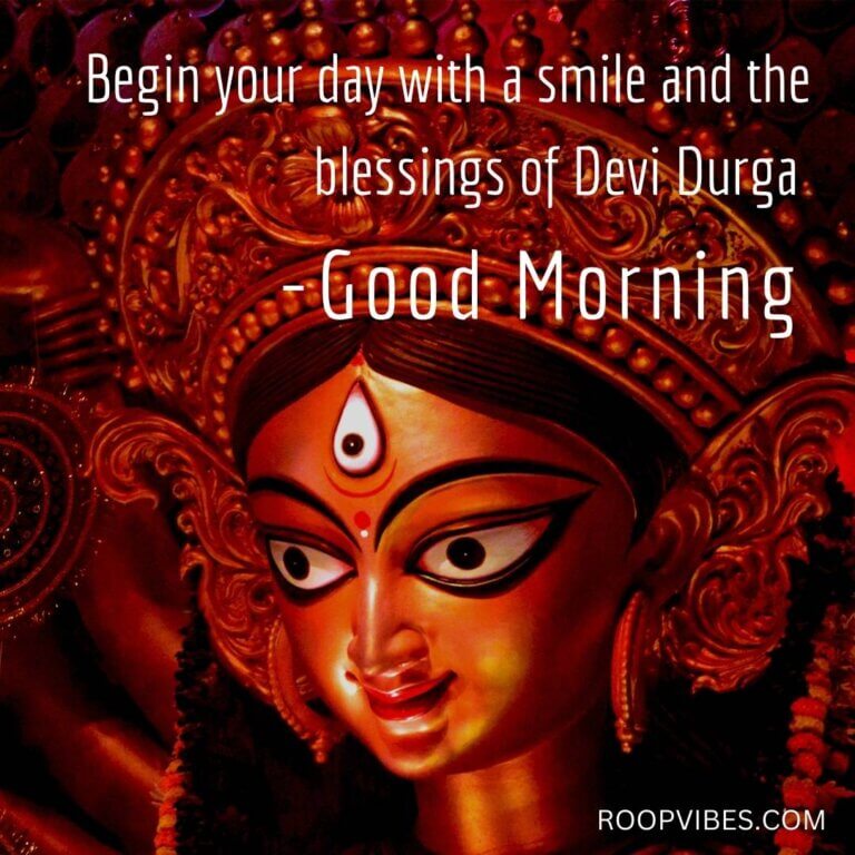 Good Morning Image Of Goddess Durga | Roopvibes