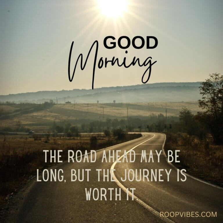 Good Morning Image On Life Journey | Roopvibes