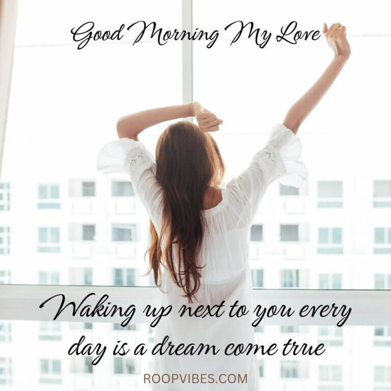 Good Morning Picture With Love Quote | Roopvibes
