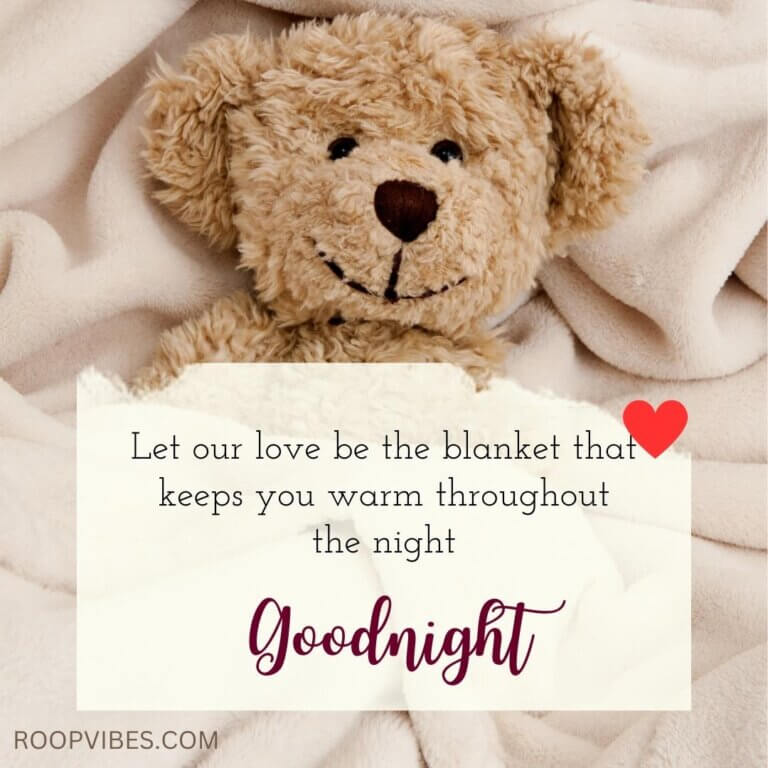Good Night Image With Romantic Quote | Roopvibes