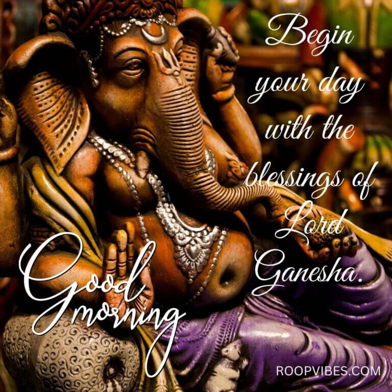 Lord Ganesha Good Morning Image | Roopvibes