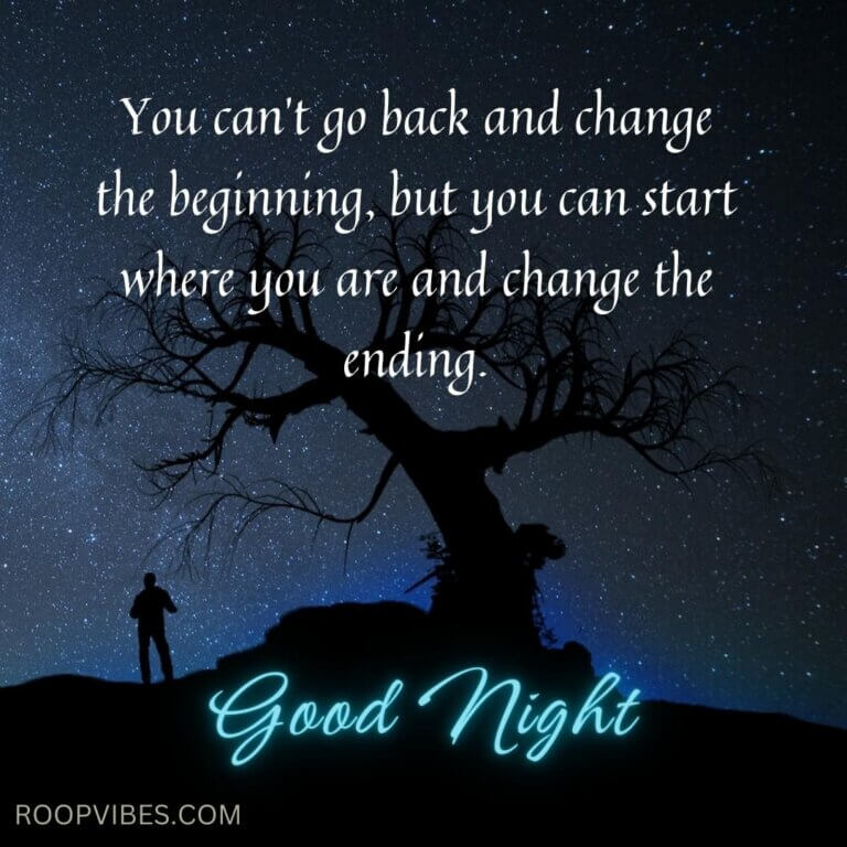 Motivating Good Night Picture | Roopvibes