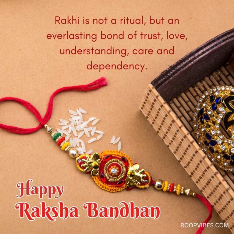 Raksha Bandhan Image With Quote | Roopvibes