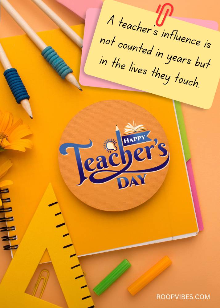 Happy Teachers Day Wishes In English | Roopvibes