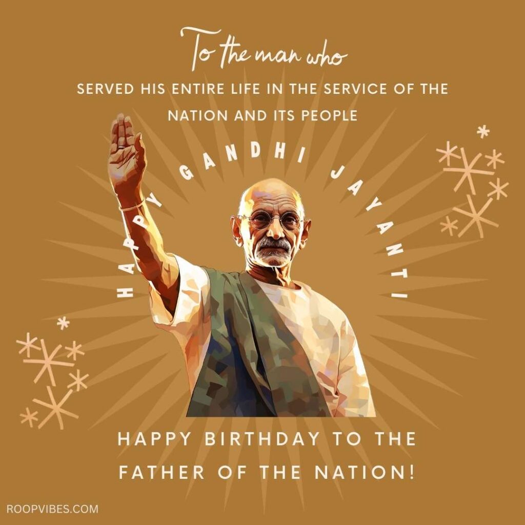 70+ Happy Gandhi Jayanti Wishes, Images and Quotes | RoopVibes