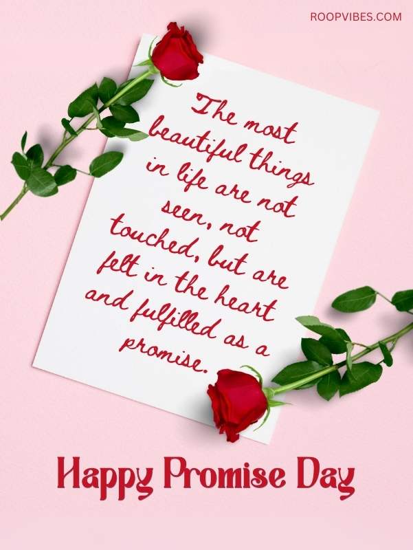 Best Quotes For Promise Day | Roopvibes