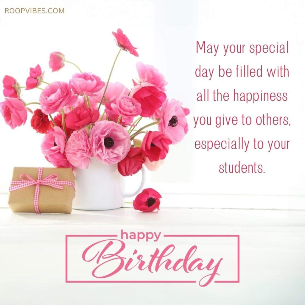 Birthday Wishes For Female Teachers | Roopvibes