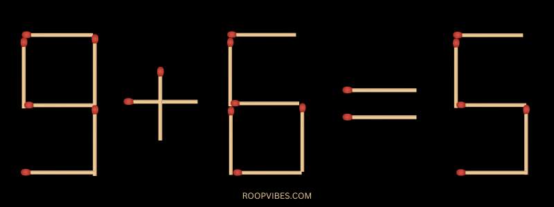 Matchstick Puzzle 11 | Roopvibes