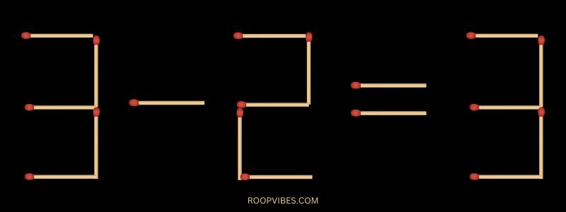 Matchstick Puzzle 14 | Roopvibes