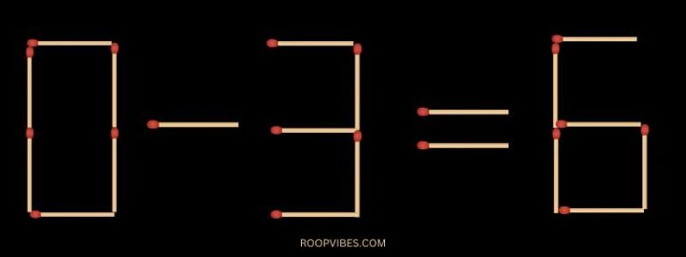 Fresh Equation Puzzles With Matchsticks