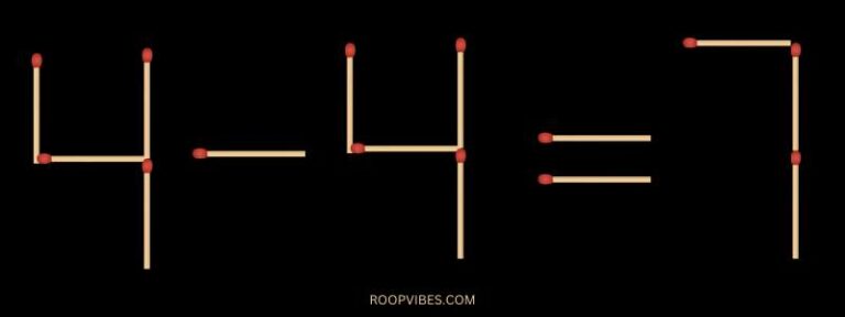 Best Puzzles With Matchsticks