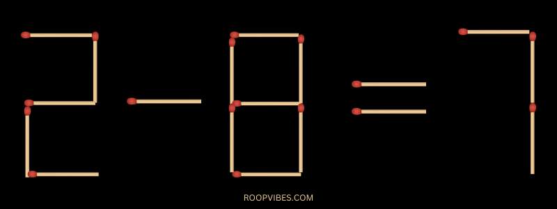 Matchstick Puzzle 6 | Roopvibes