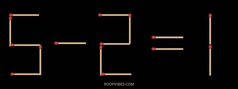 Matchstick Puzzle 8 | Roopvibes