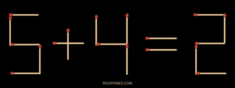 Matchstick Puzzle 9 | Roopvibes