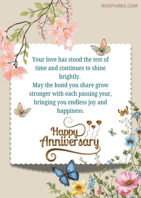 75+ Happy Wedding Anniversary Wishes, Images and Quotes - RoopVibes