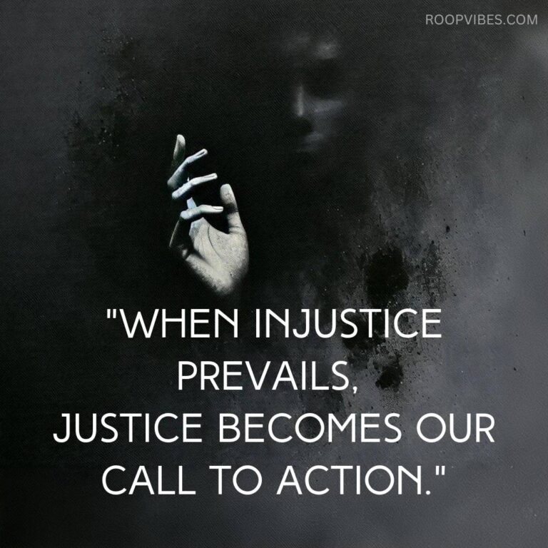 Motivational Quotes For Justice | Roopvibes