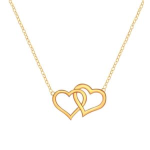 Double Love Heart Shape Pendant | Roopvibes