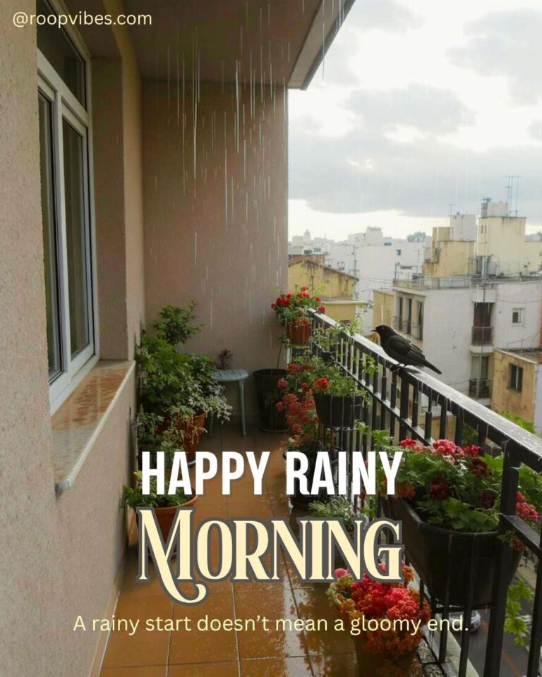 Good Morning Rainy Day Wish | Roopvibes
