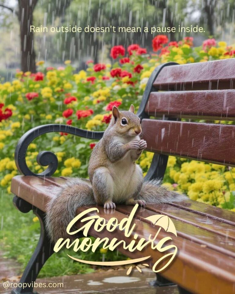 Morning Rainy Day Wishes Images | Roopvibes