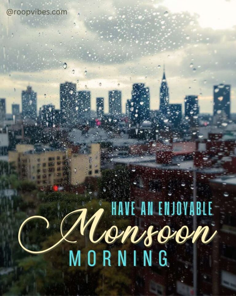 Rainy Day Good Morning Wishes | Roopvibes