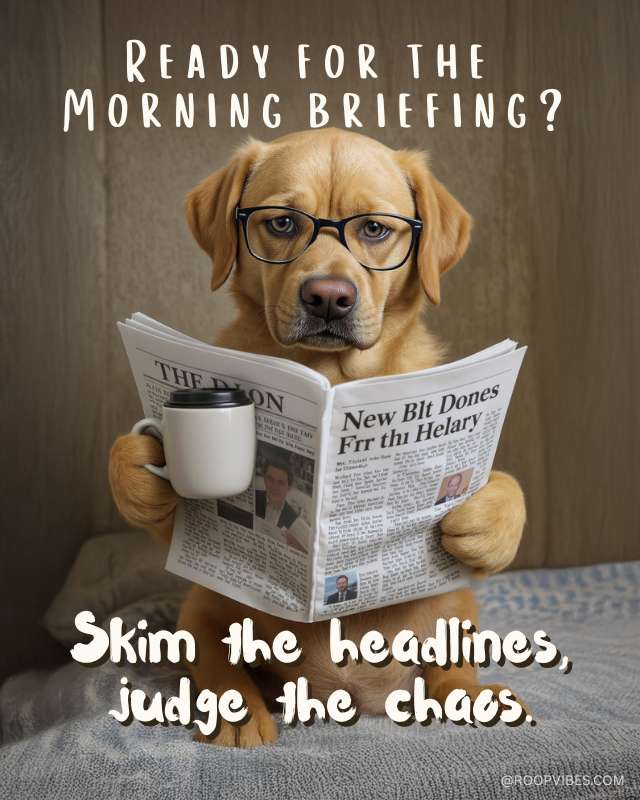 Funny Dog Good Morning Memes | Roopvibes