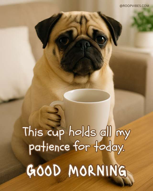 Funny Good Morning Dog Memes | Roopvibes